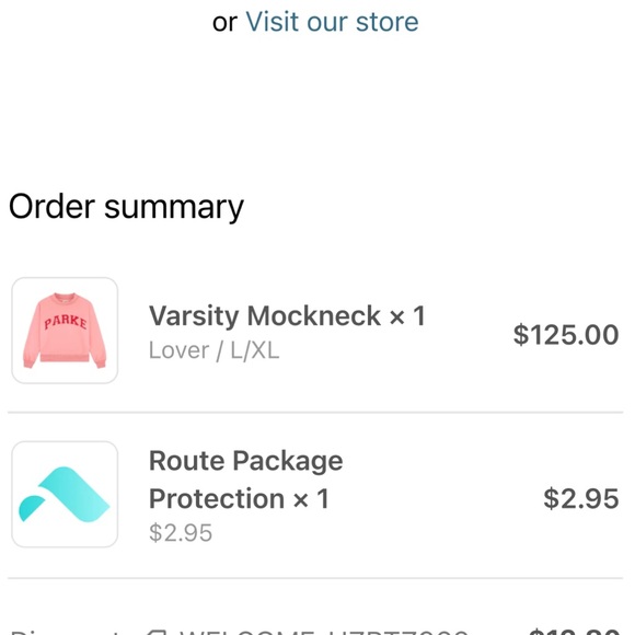 NWT PARKE | Lover Crewneck L/XL - Picture 3 of 3